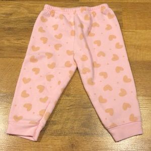 6-9m Garanimals Pink Heart Sweatpants